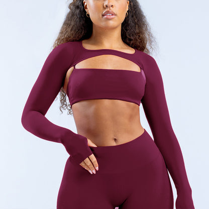 Women's Yoga Set Moisture-Wicking Workout Outfit