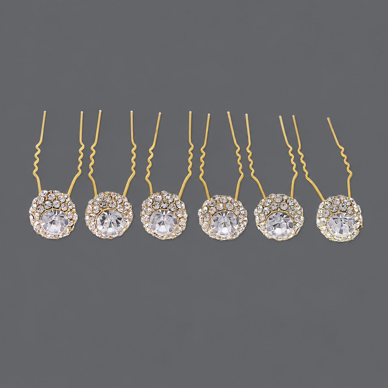Handcrafted Pearl Hairpins With Rhinestones For Weddings