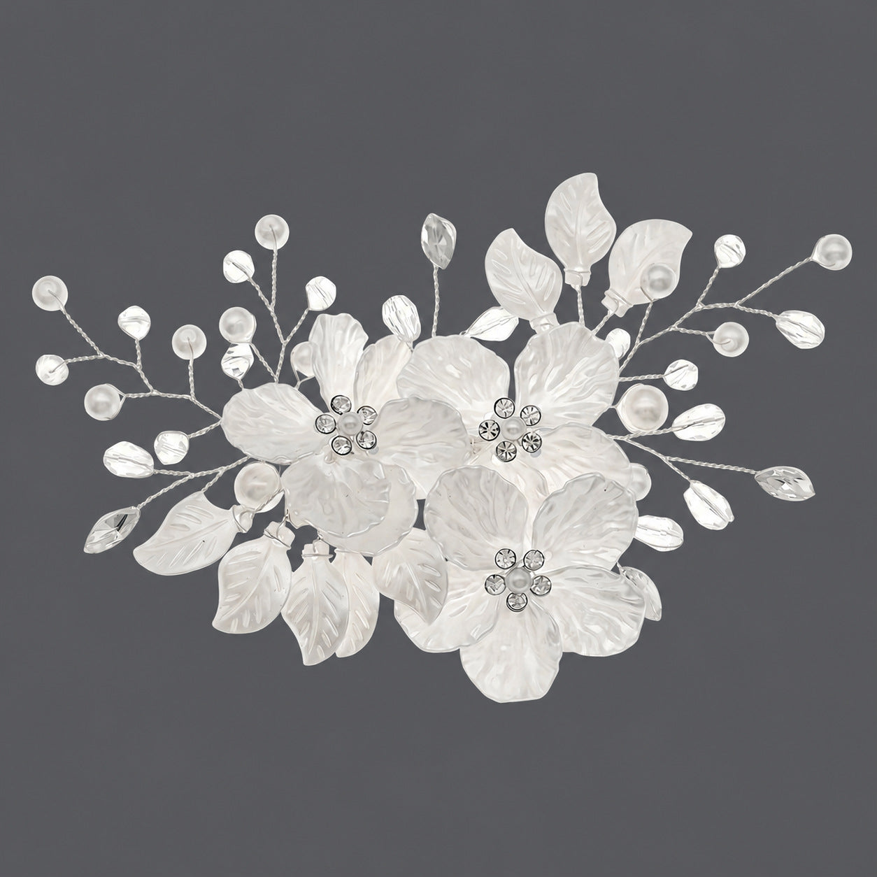 Elegant Acrylic Flower Hair Accessories Set for Women