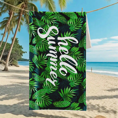 Ultra-Fine Microfiber Beach Towel Quick-Dry Bath Towel