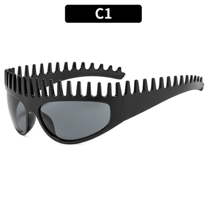 Stylish Oversized Sunglasses UV400 Protection Chic Design