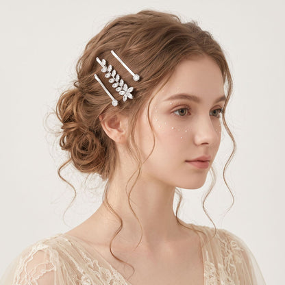 Trendy Geometric Hair Clips Set for Stylish Daily Wear