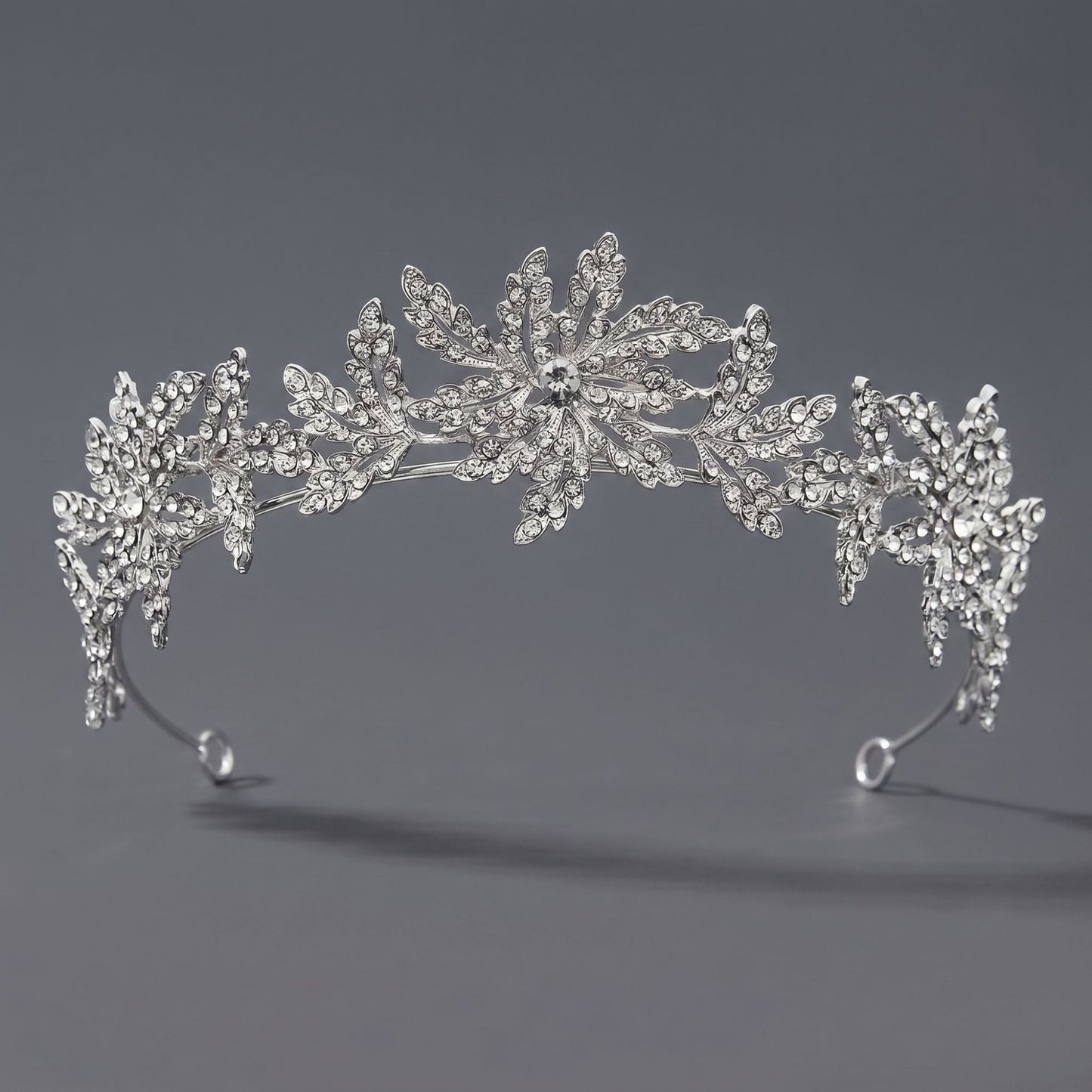 Luxury Rhinestone Princess Crown Headpiece for Birthdays and Weddings