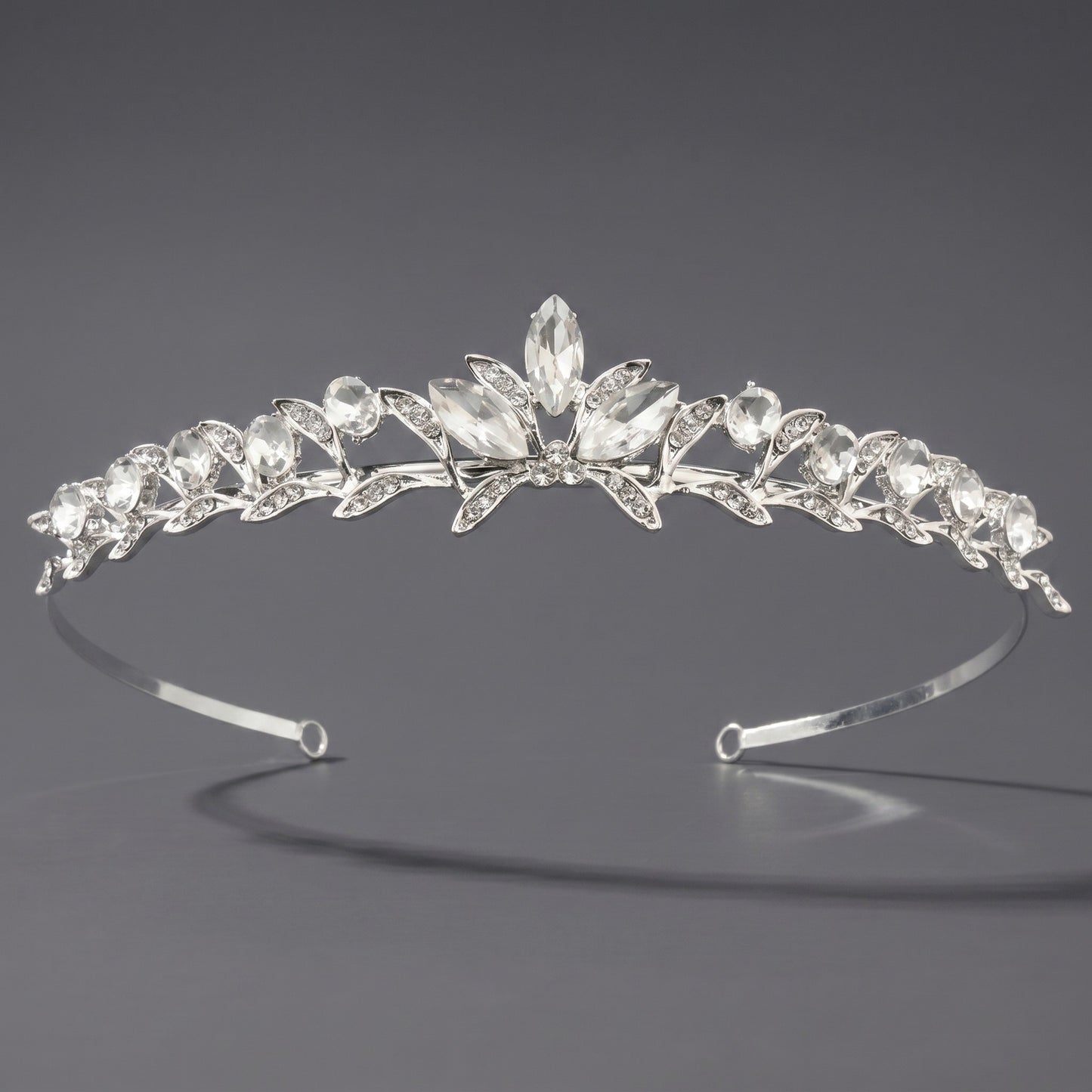 Luxury Rhinestone Princess Crown Headpiece for Birthdays and Weddings