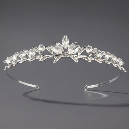 Luxury Rhinestone Princess Crown Headpiece for Birthdays and Weddings