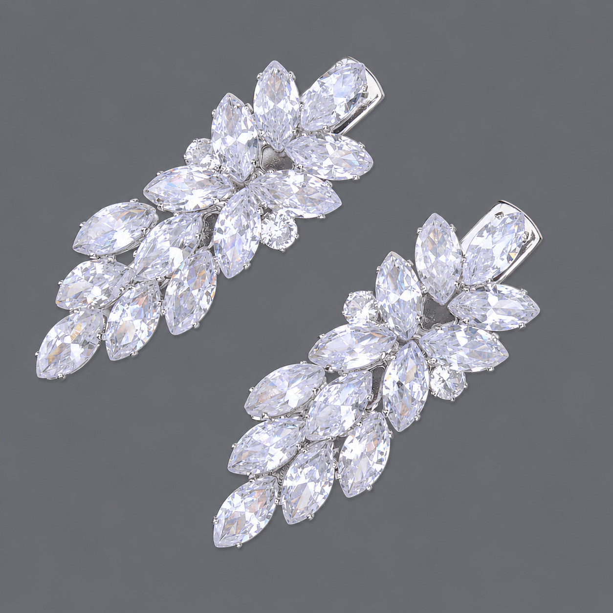 Elegant Zirconia Hair Clips for Everyday Style