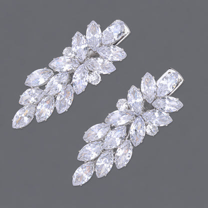Elegant Zirconia Hair Clips for Everyday Style