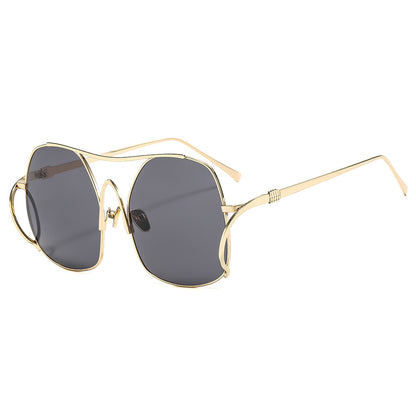Trendy Fashion Metal Frame Sunglasses for Men and Women