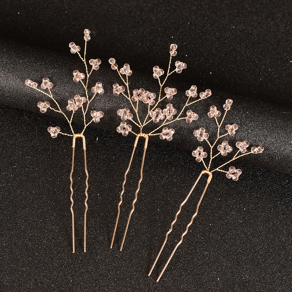 U Shaped Pearl Hair Pins Handmade Wedding Party Accessories