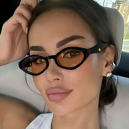 Trendy Polygon Sunglasses for Men and Women - UV400 Eye Protection