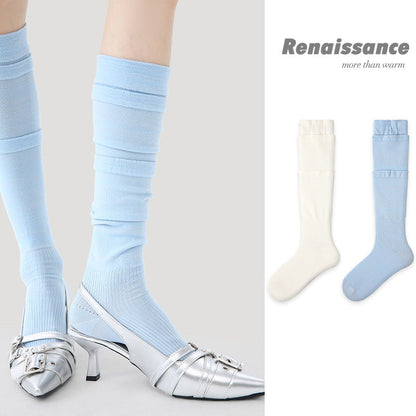 Socks Renaissance Sheer Mesh Nylon Breathable Retro