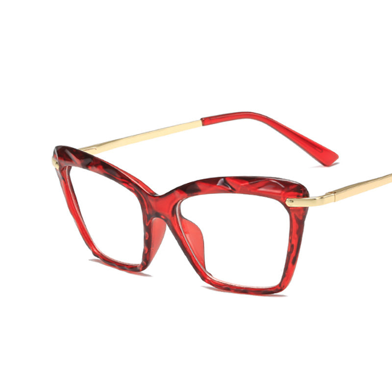 Trendy Crystal Cat-Eye Anti-Blue Light Glasses