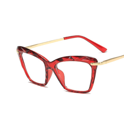Trendy Crystal Cat-Eye Anti-Blue Light Glasses