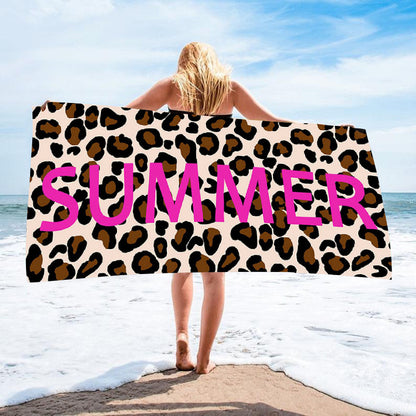 Customized Microfiber Beach Towel with Digital Print
