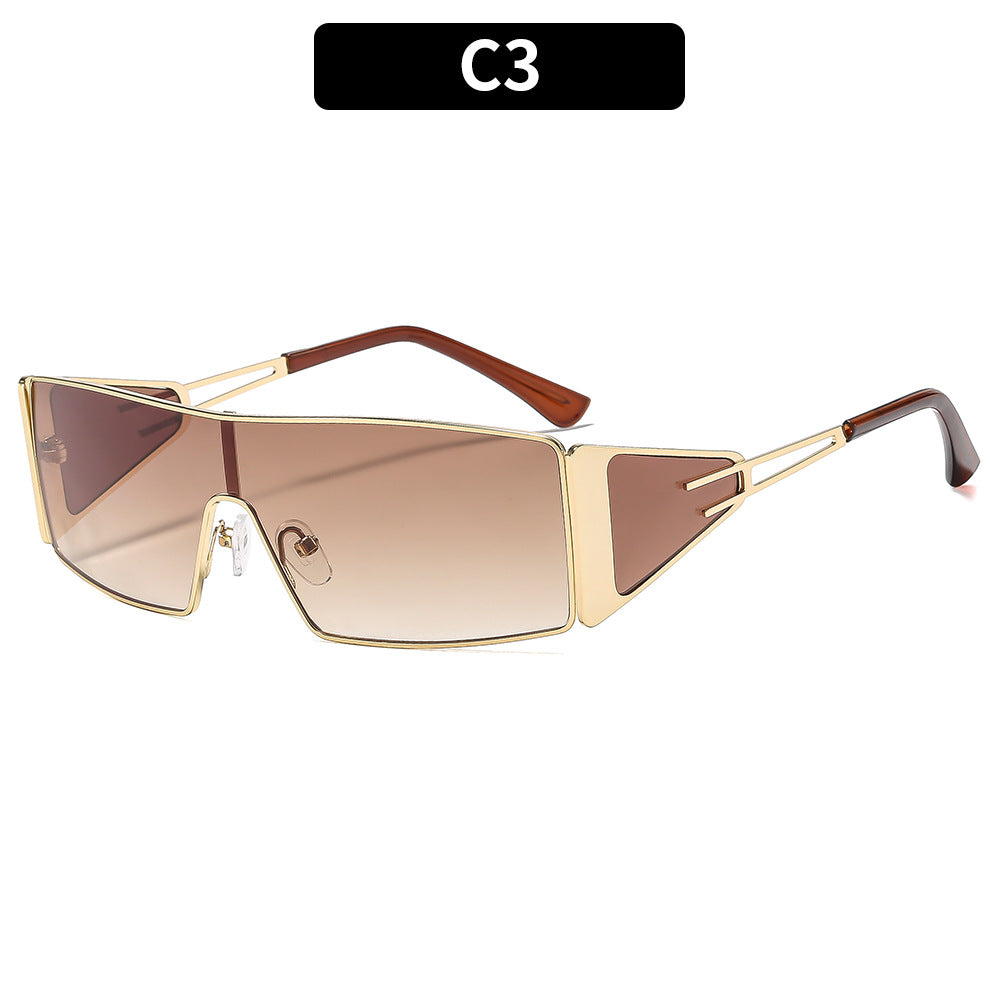 Trendy Metal Future Tech Sunglasses