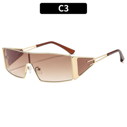 Trendy Metal Future Tech Sunglasses