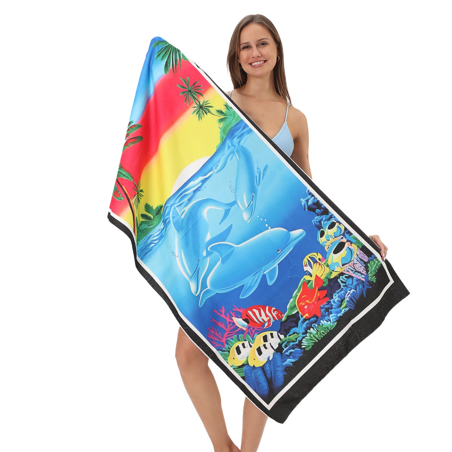Microfiber Printed Beach Towel Bath Towel