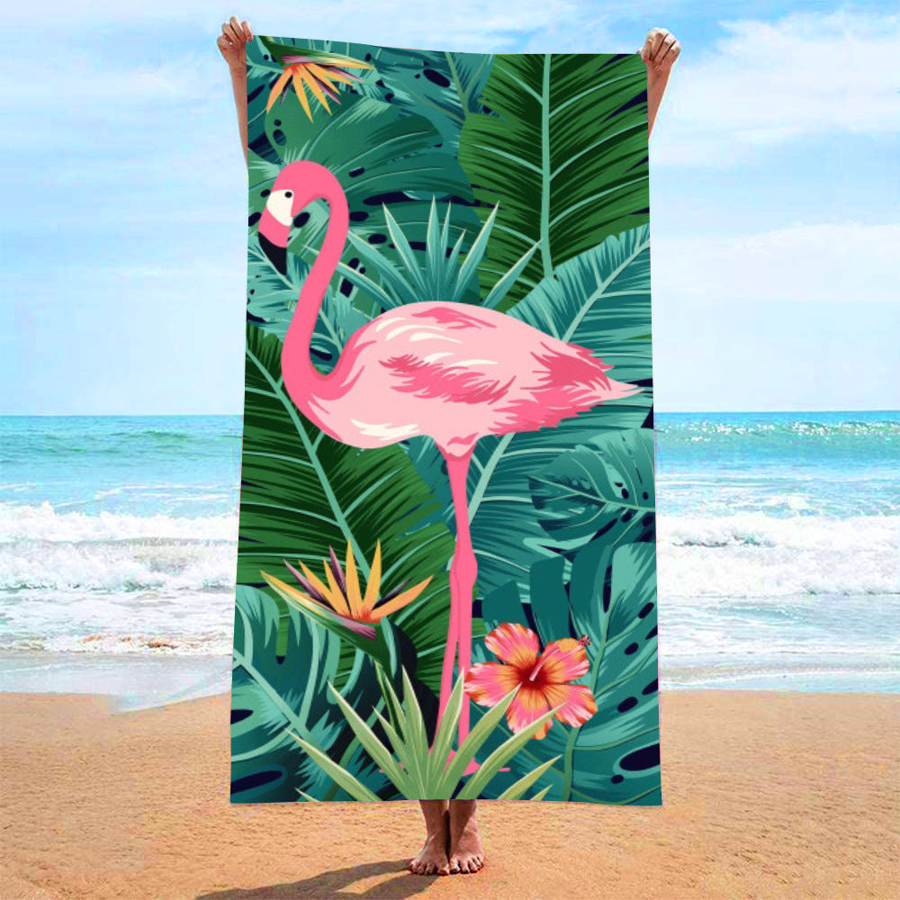 Printed Quick-Dry Microfiber Beach & Bath Towel