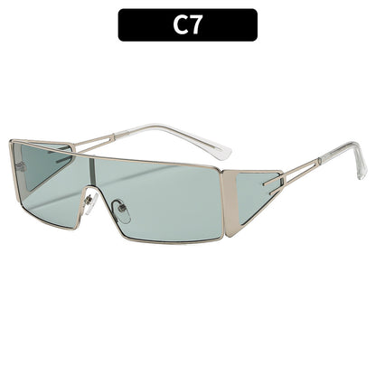 Trendy Metal Future Tech Sunglasses