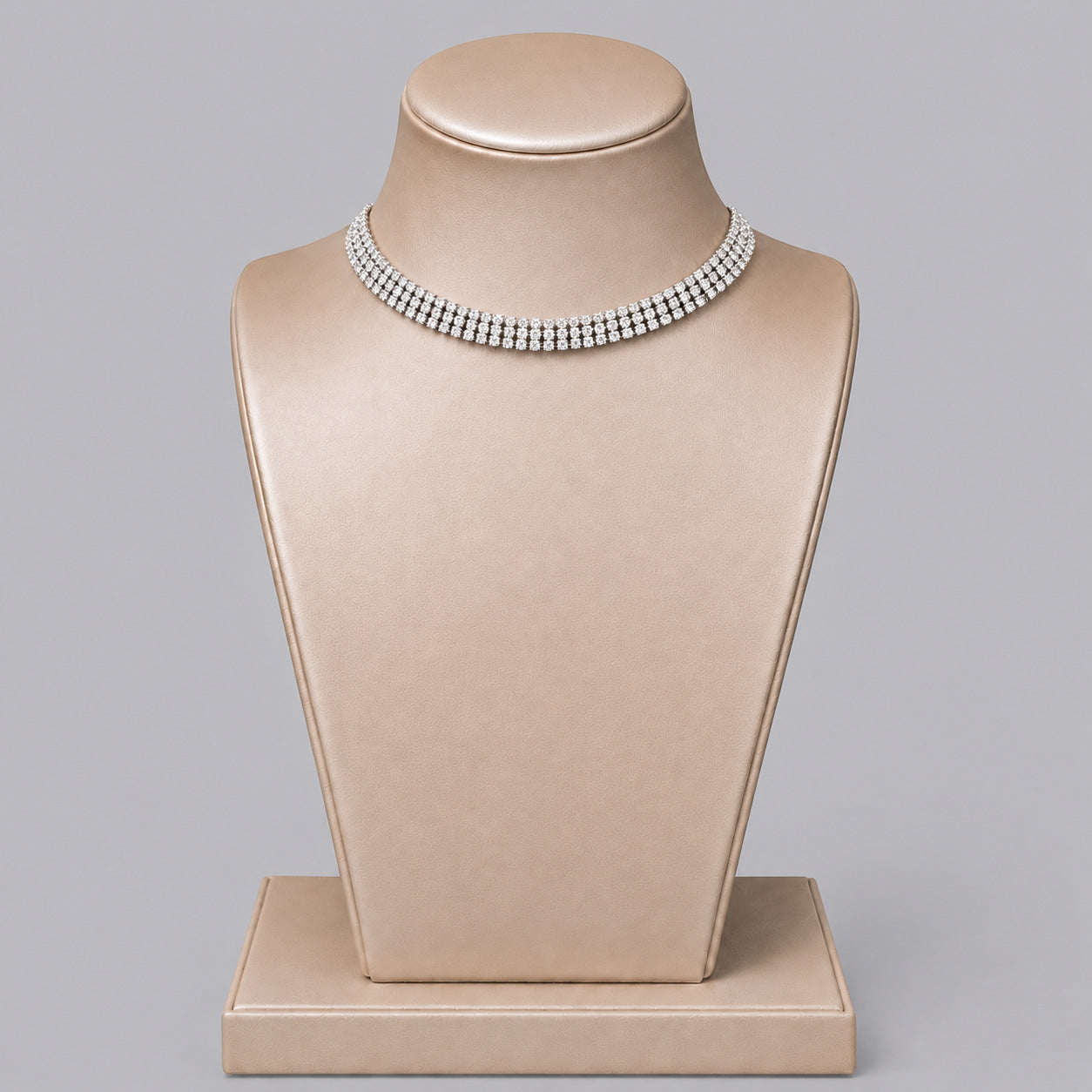 Elegant Crystal Jewelry Set with Necklace and Earrings for Parties
