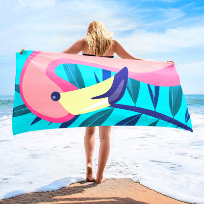Customized Microfiber Beach Towel with Digital Print