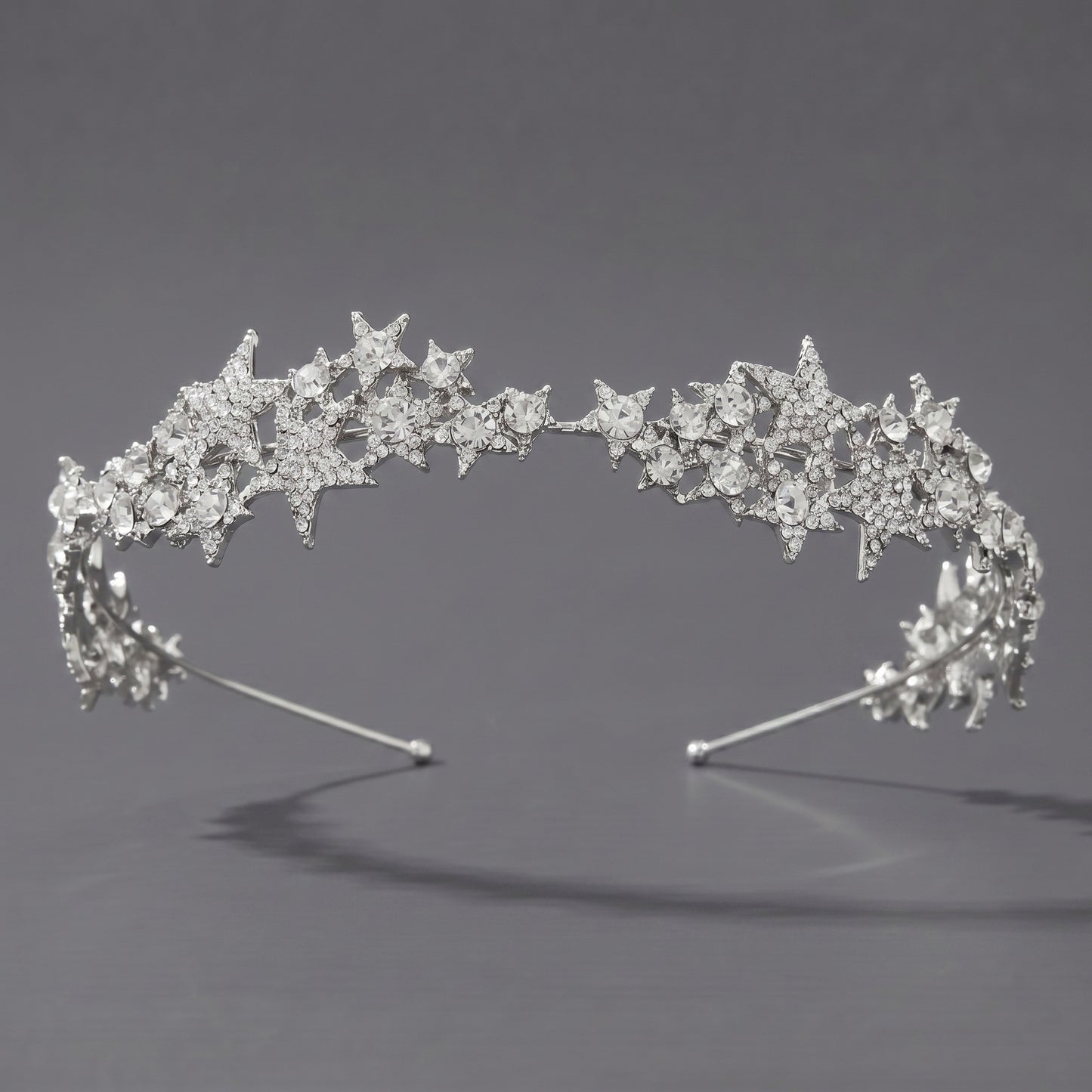 Luxury Rhinestone Princess Crown Headpiece for Birthdays and Weddings