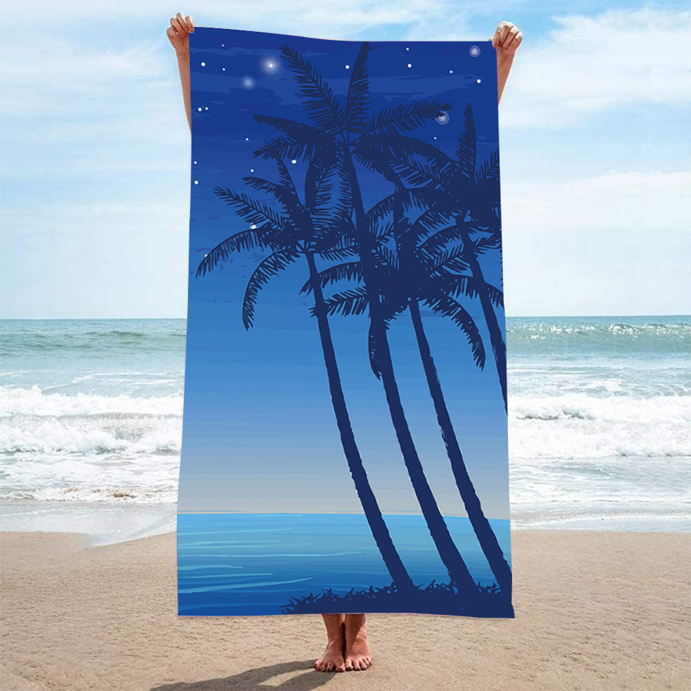 Printed Quick-Dry Microfiber Beach & Bath Towel