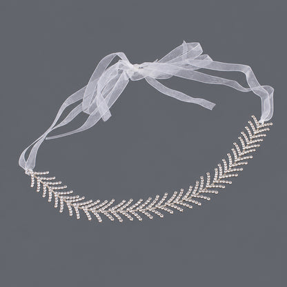 Elegant Floral Hairband with Rhinestones for Any Occasion