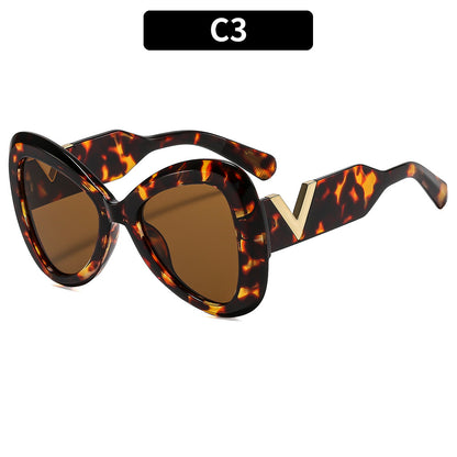 Butterfly Frame Sunglasses Trendy UV400 Protection Shades