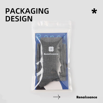 Over The Knee Socks Solid Combed Cotton Casual