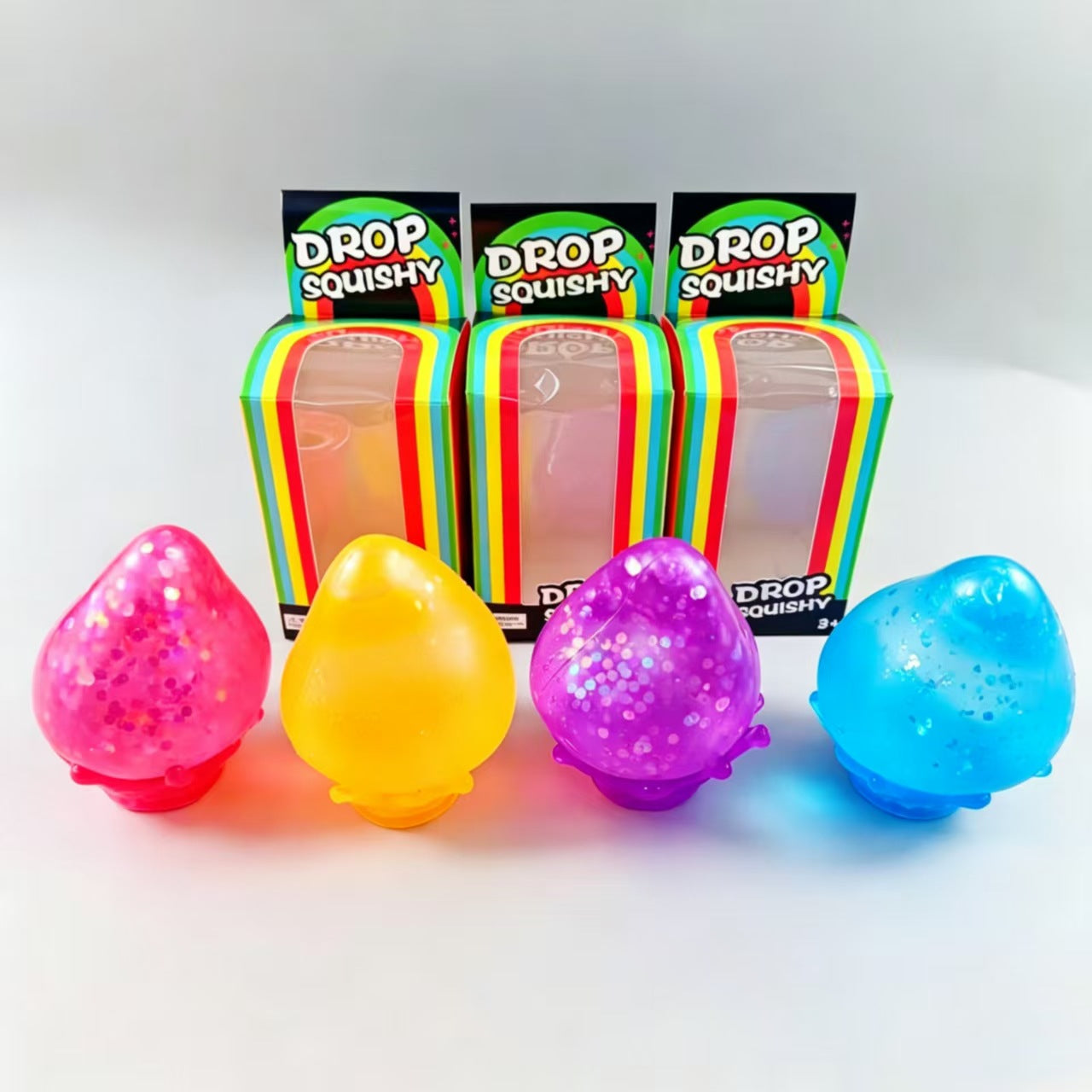 Squishy Waterdrop Design TPR Slow Rise Stress Toy