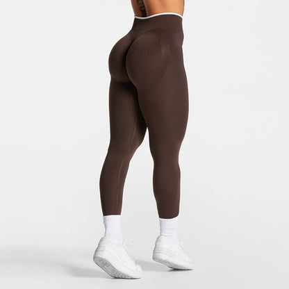 Color Blocked Long Sleeve Workout Top for Women