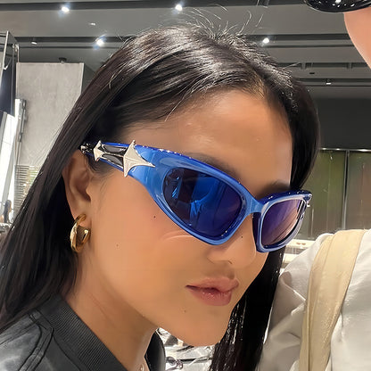 Stylish Outdoor UV400 Protection Sunglasses with Trendy Frames