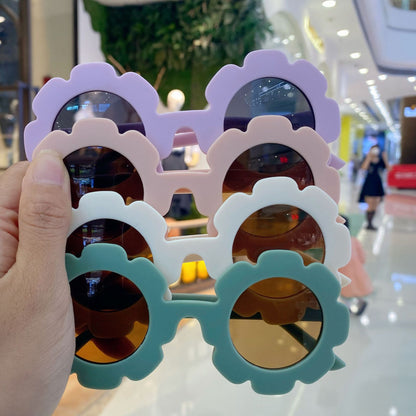 Trendy Kids' Sunglasses Cute Sunflower Design UV400 Protection