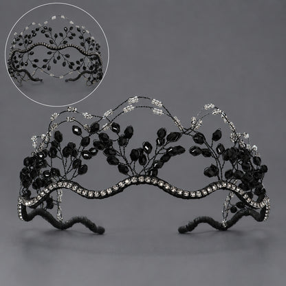 Handcrafted Crystal Beaded Headband Elegant Hair Accessory