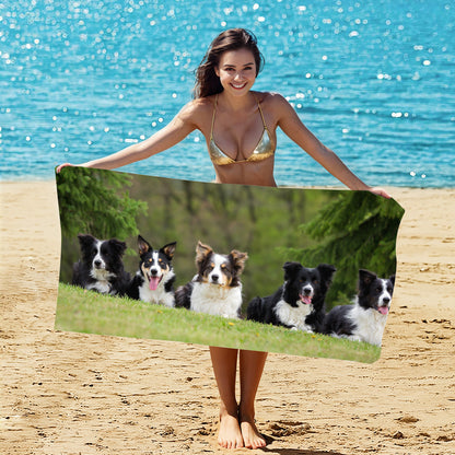 Custom Printed Beach Towel Microfiber Quick-Dry Towel