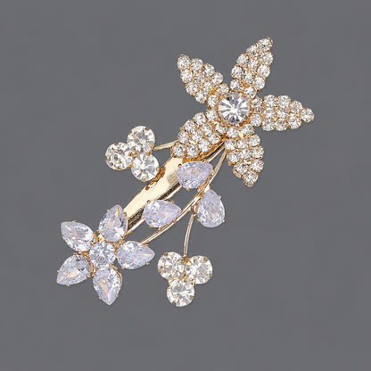 Elegant Zirconia Hair Clips for Everyday Style