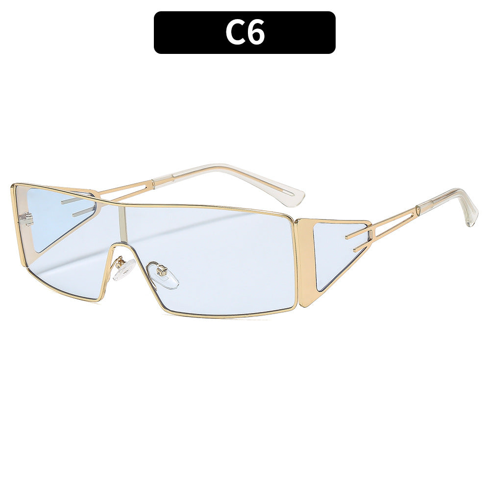 Trendy Metal Future Tech Sunglasses
