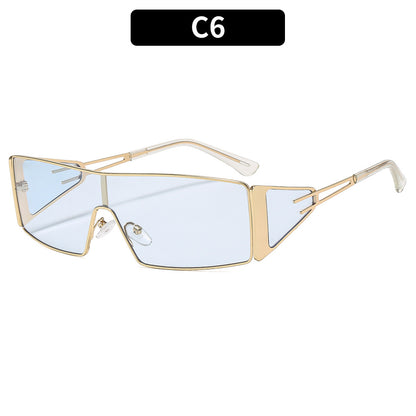 Trendy Metal Future Tech Sunglasses