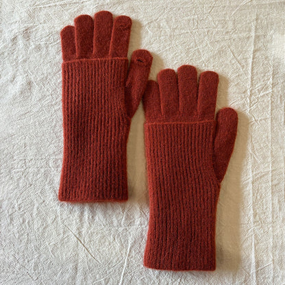 Women's Removable Touchscreen Wool-Blend Fingerless Gloves