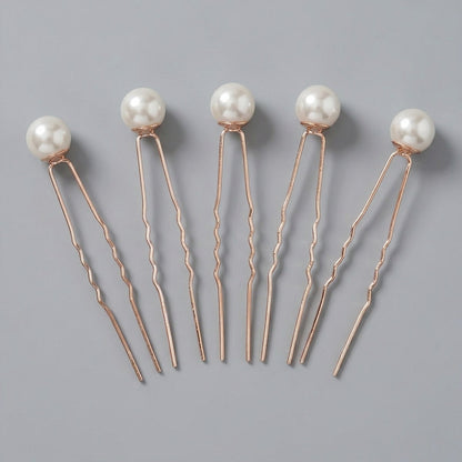 Exquisite Pearl and Crystal Flower Headpiece for Bridal Photoshoots