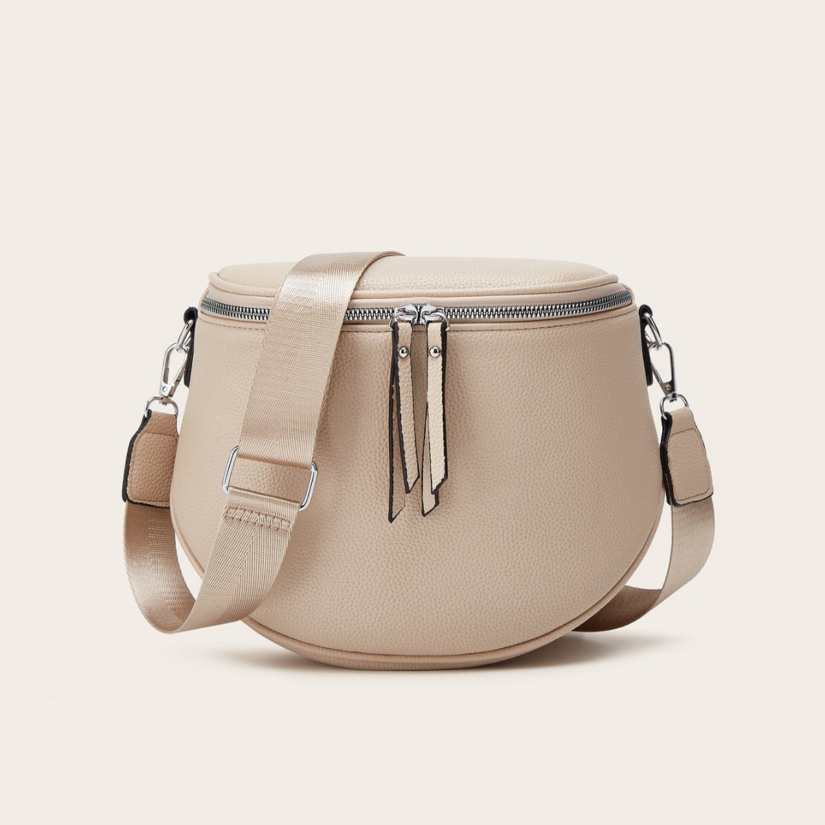 Vintage Style Saddle Bag With Wide Strap