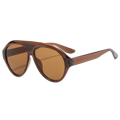 Retro Oversized Pilot Sunglasses Stylish UV400 Protection