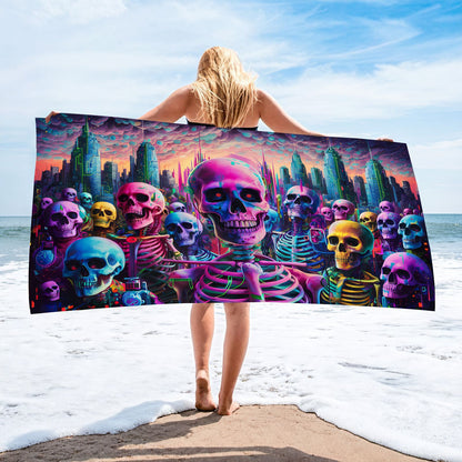 Custom Printed Beach Towel Microfiber Quick-Dry Towel
