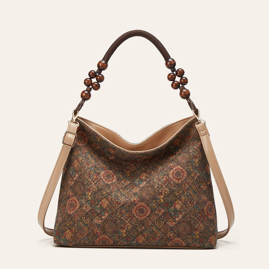 Cork Handbag Vintage Bohemian Shoulder Crossbody Bag