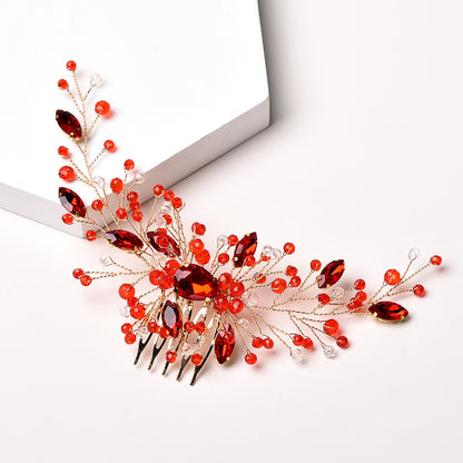 Handmade Rhinestone Bridal Hair Comb Wedding Accessories