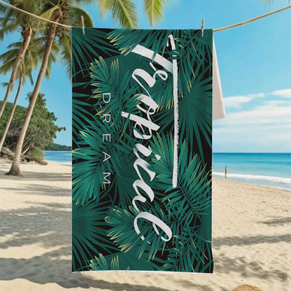 Ultra-Fine Microfiber Beach Towel Quick-Dry Bath Towel