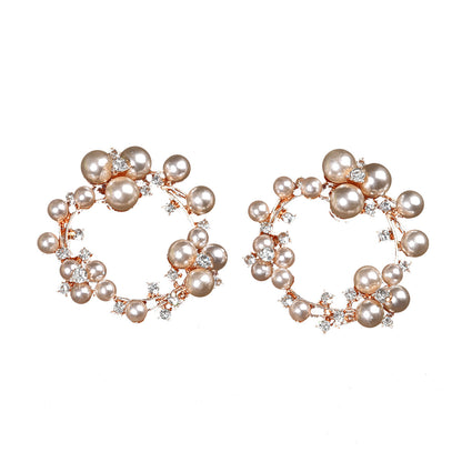 Removable Pearl Shoe Buckle Square Round High Heel Clip Accessories