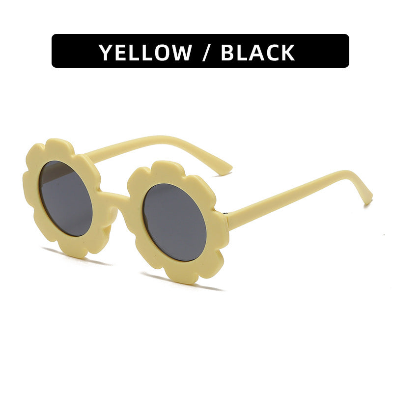 Trendy Kids' Sunglasses Cute Sunflower Design UV400 Protection