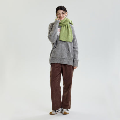 Fashionable Knit Star Pattern Scarf with Warm Neck Protection
